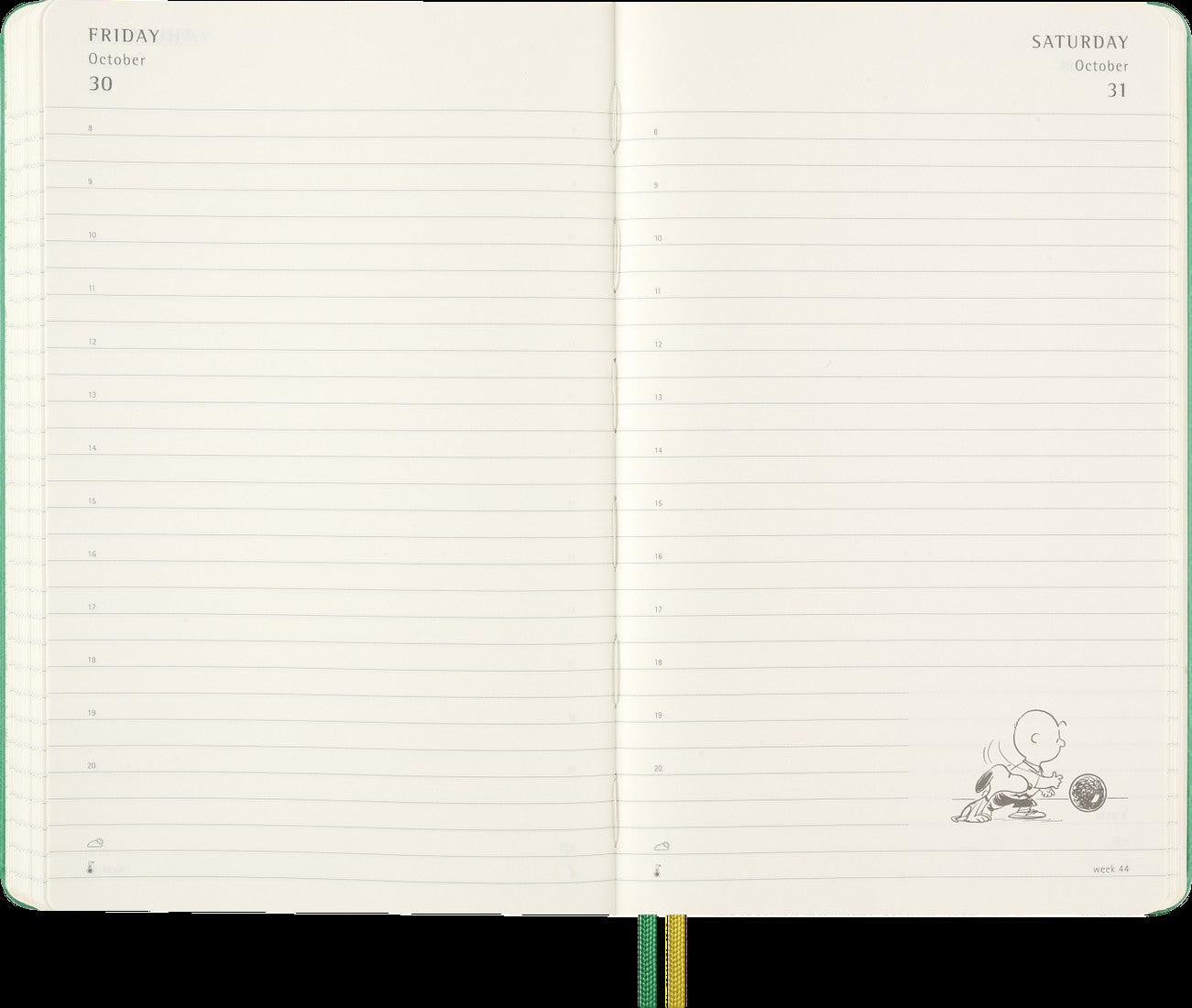 MOLESKINE Edition Limitee Peanuts Charlie & Snoopy Agenda 12M Journalier Grand Format