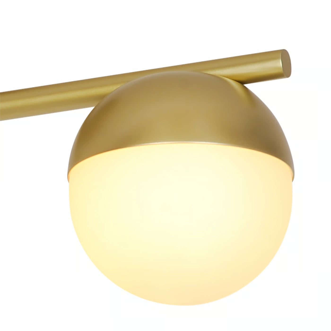 Plafonnier CONTINA verre et métal laiton brossé IP20 G9 - Nordlux, Intérieur