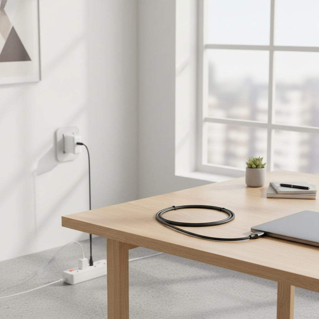 UGREEN Câble USB 2.0 Type-C M-M rond en nickel 1-m noir