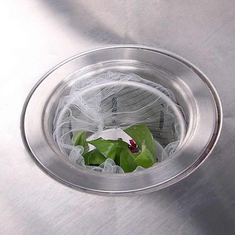 Bai Jie Lot de 200 poches filtrantes pour évier de cuisine