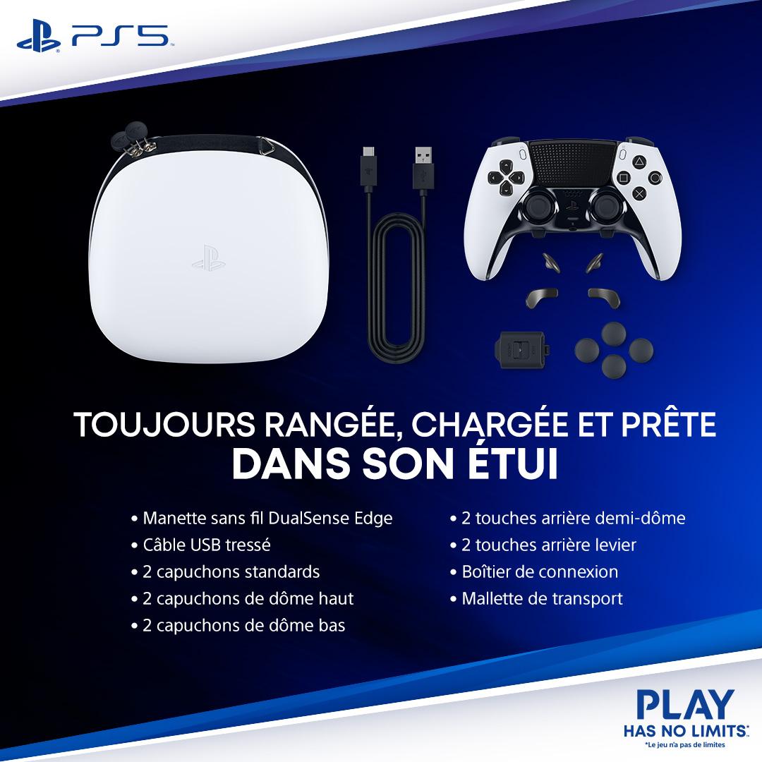 Sony Manette PS5 sans fil Dualsense Edge - Midnight Black