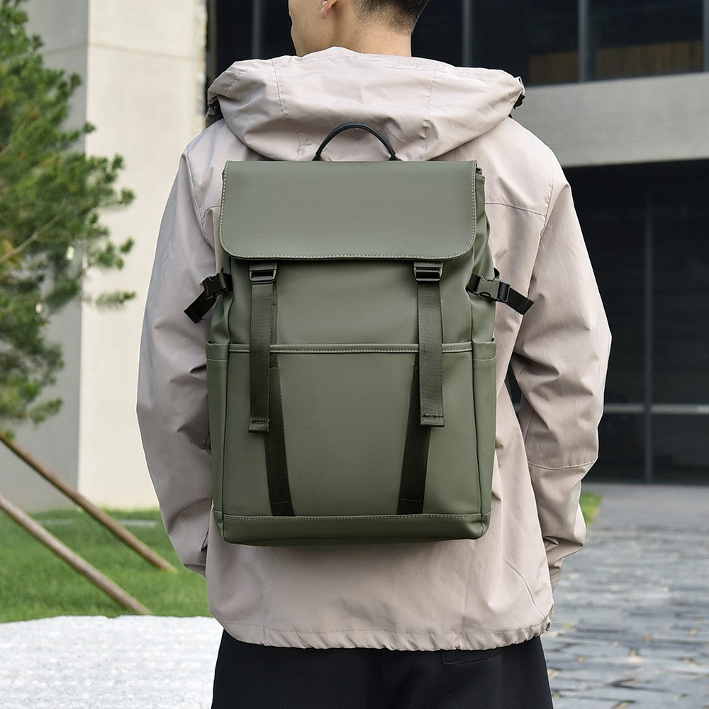 Sac à dos ordinateur portable Urban Flip Cover 15,6 pouces, Sac à dos multi-compartiments résistant à l'eau, Sac à dos de jour décontracté anti-rayures avec sangle pour bagages