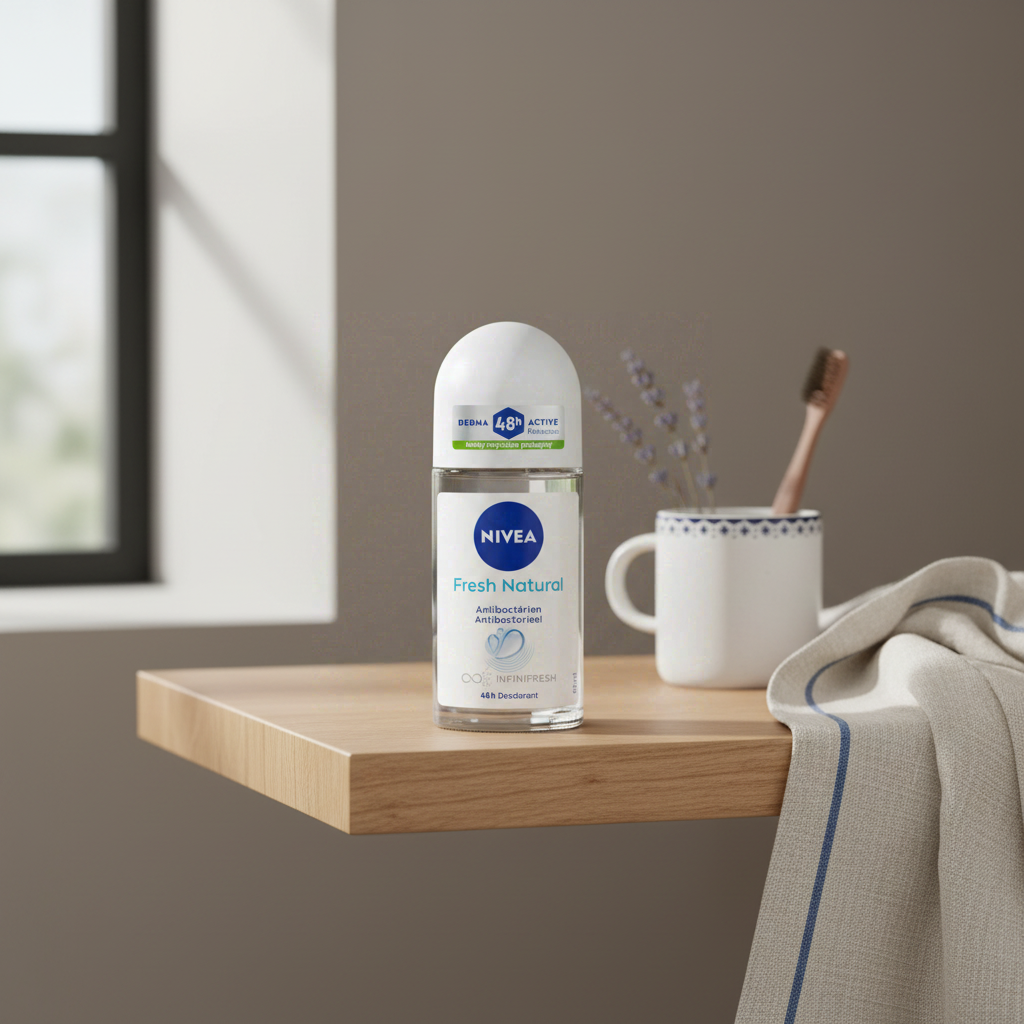 NIVEA Déodorant Femme Aisselles Fresh Natural Protection 48h Bille 50ml