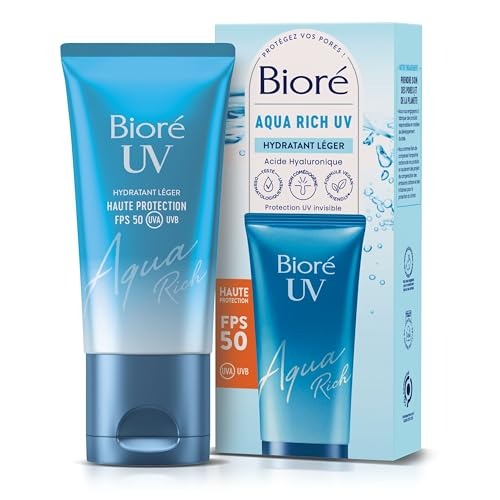 BIORE Aqua Rich UV Light Crème Visage SPF50 - 50 ml