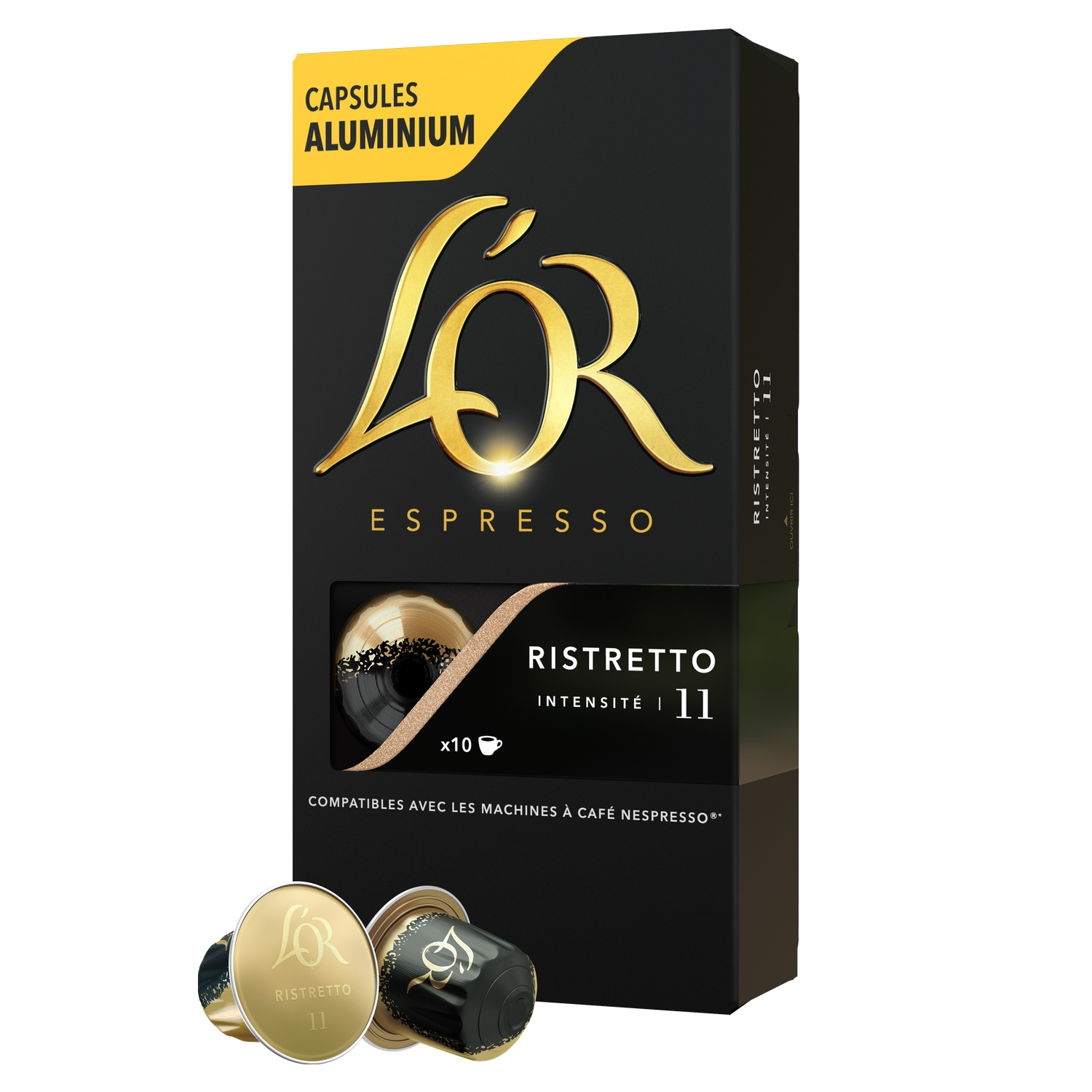 L'OR Capsules Espresso Ristretto compatible Nespresso - 10 capsules