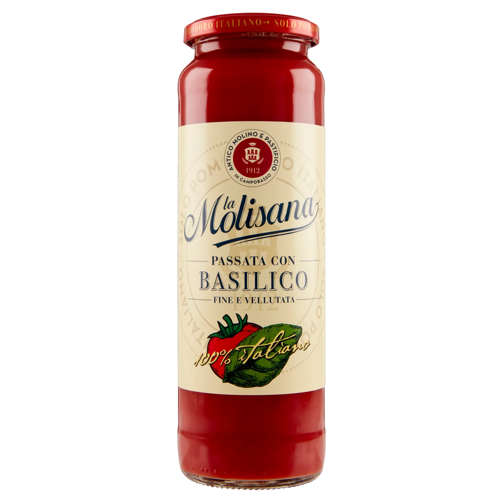 La Molisana Purée de tomate au basilic - 690 g