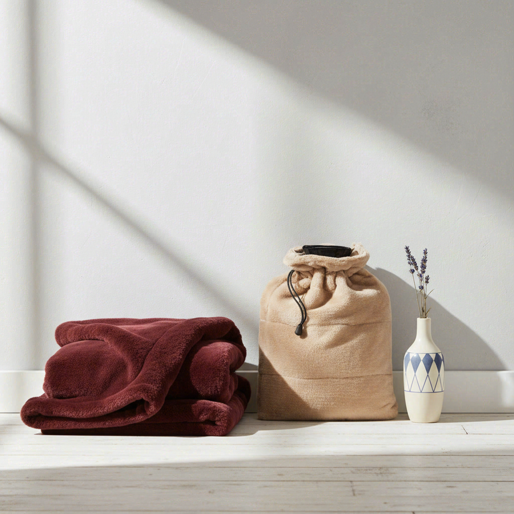 VIVARAISE Tender Bouillotte grège - 23 x 33 cm