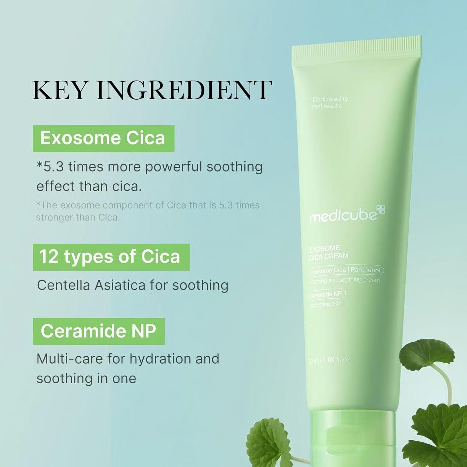 MEDICUBE Crème Exosome Cica 50 ml