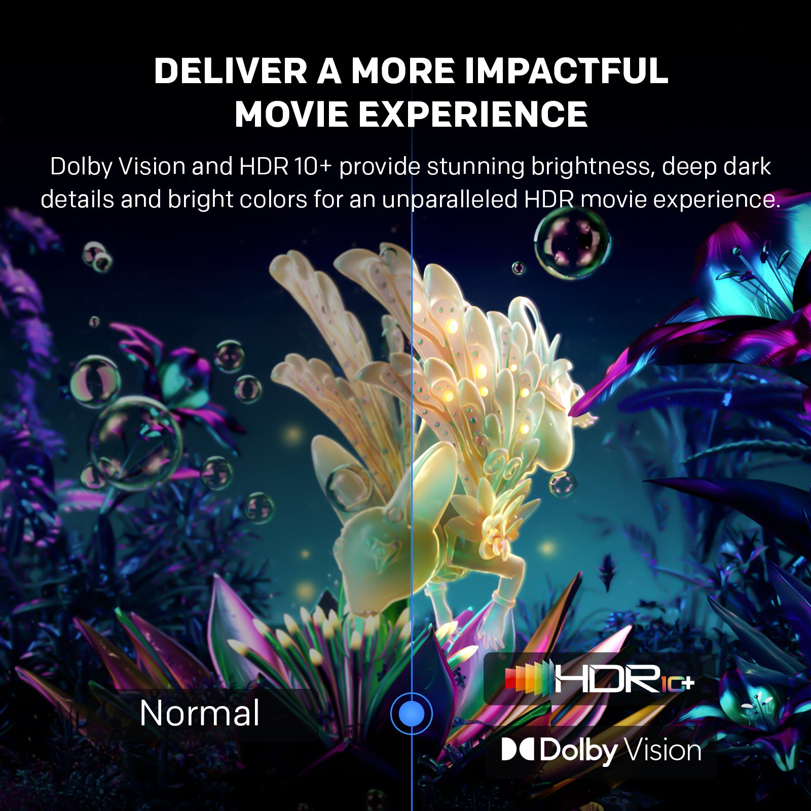 Smart TV METZ, MQD7500Z, 75", QLED, 4K UHD, HDR 10, Google TV, HDMI et USB, Fin, Moderne, Noir