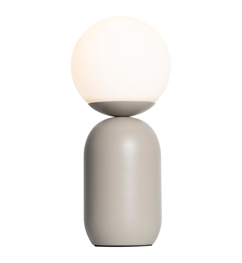 Lampe à poser NOTTI métal gris IP20 E14 - Nordlux, Intérieur