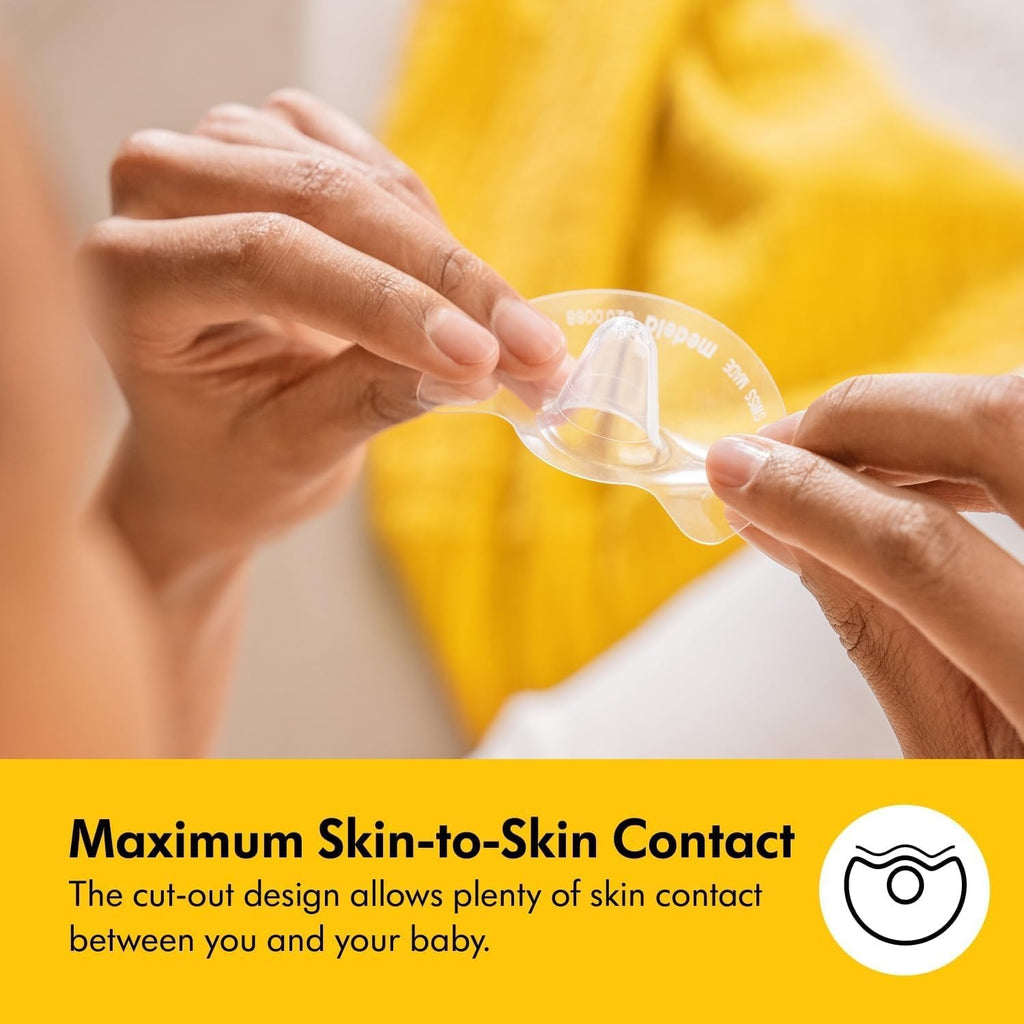 MEDELA Contact - Bouts de sein en silicone, taille M (20 mm), lot de 2