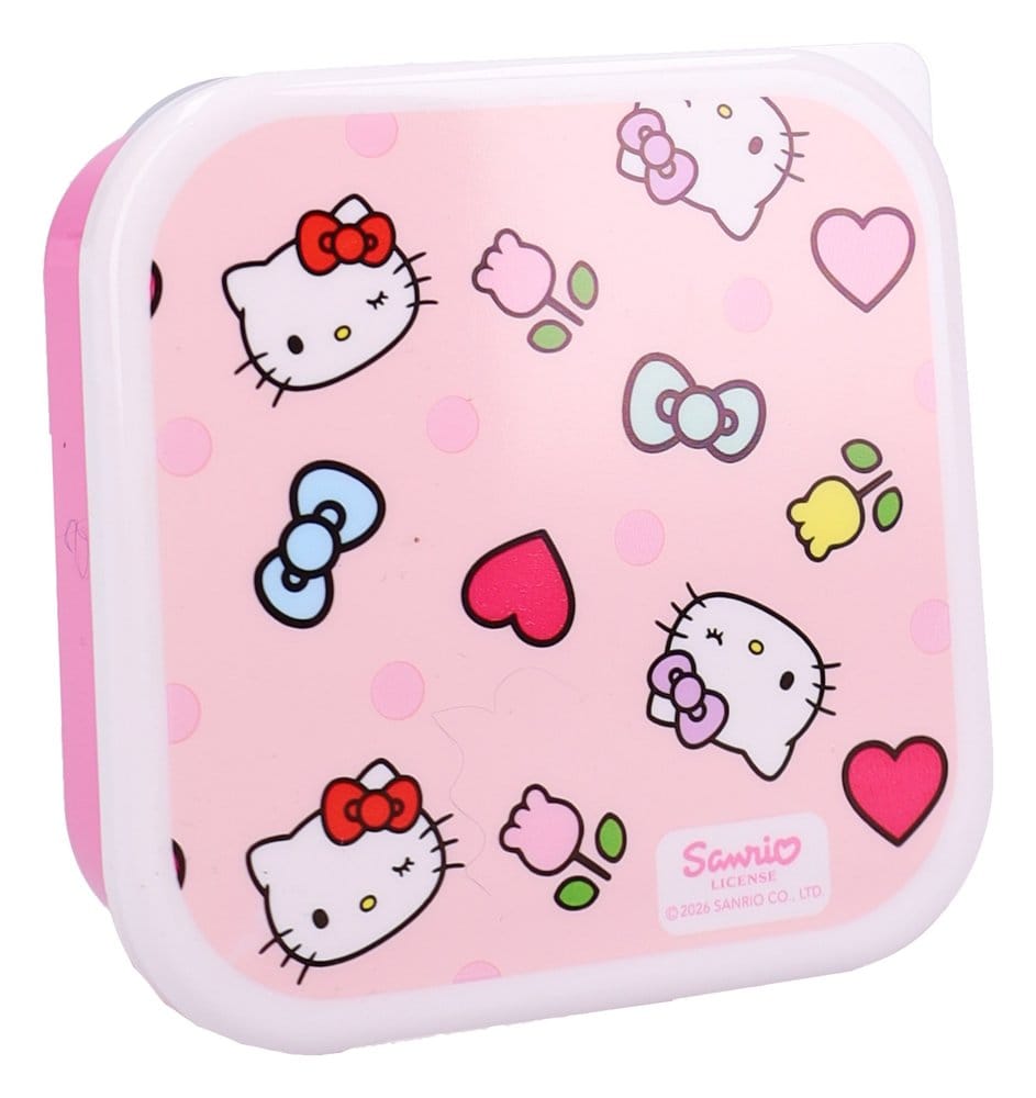 Hello Kitty Boîte à Snacks (3 en 1) Hello Kitty Bouchées Fraîches