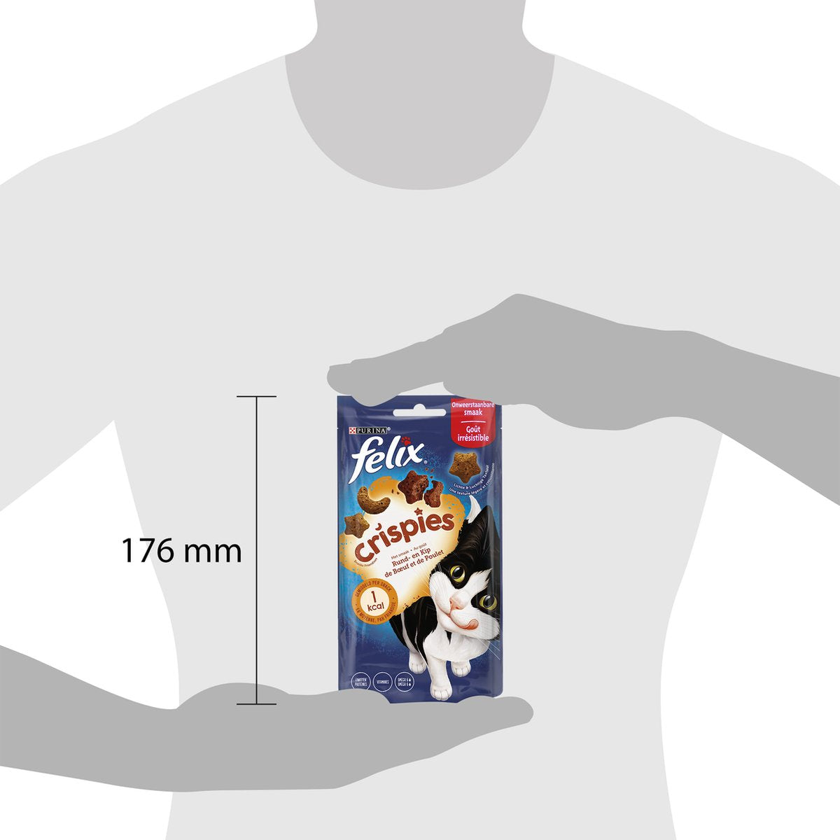 Felix Crispies Bœuf et Poulet 8*45 g