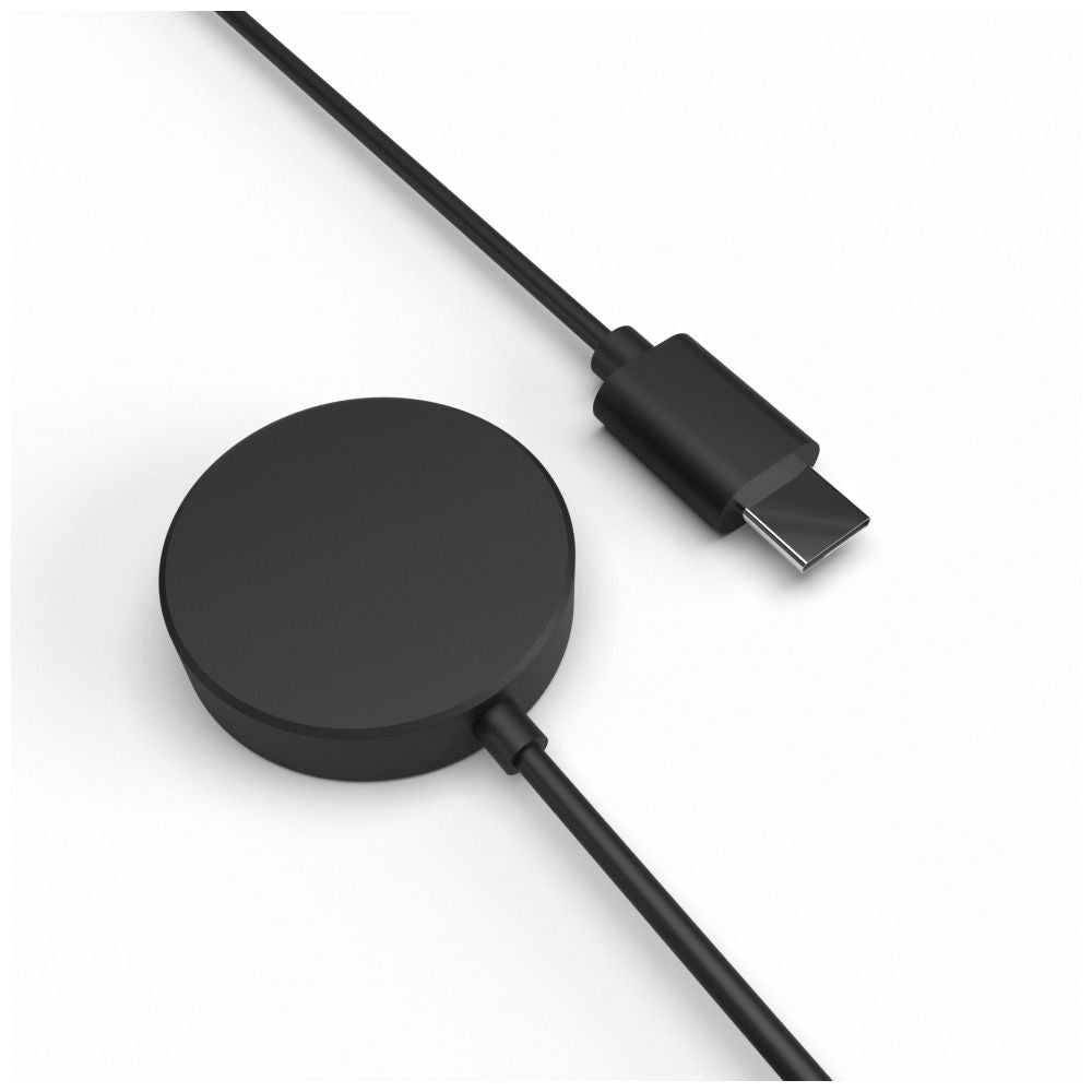 FIXED Câble de charge USB-C pour Samsung Galaxy Watch 3/4/5/6/7/Active/Ultra, noir