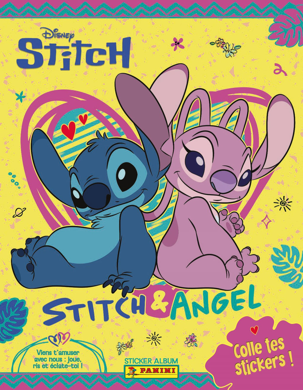 PANINI STITCH 3 - STITCH & ANGEL Album + 3 pochettes