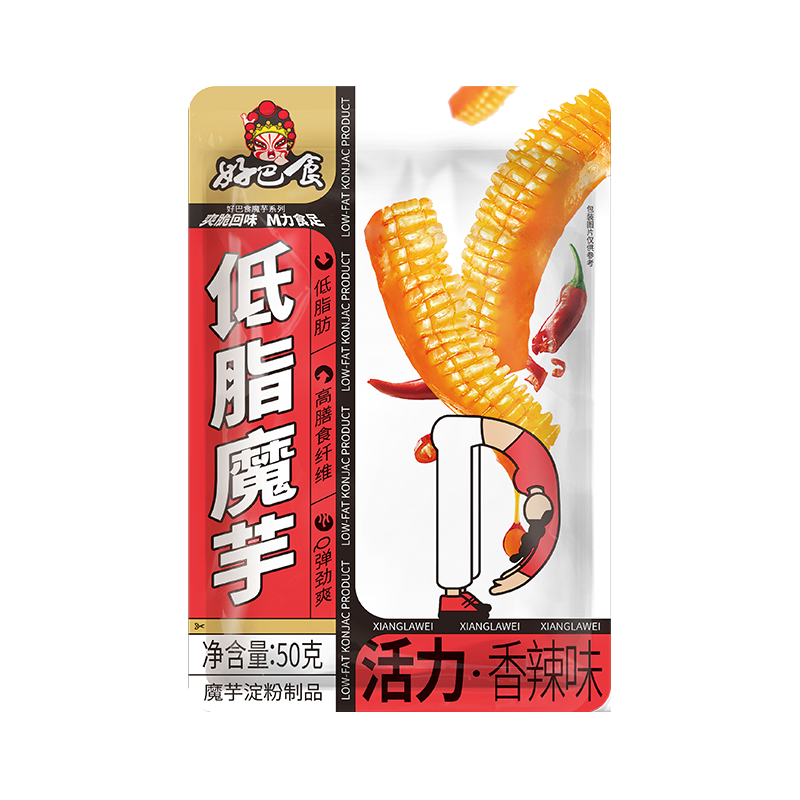 Huiji Haobashi Snack konjac allégé épicé - 50 g