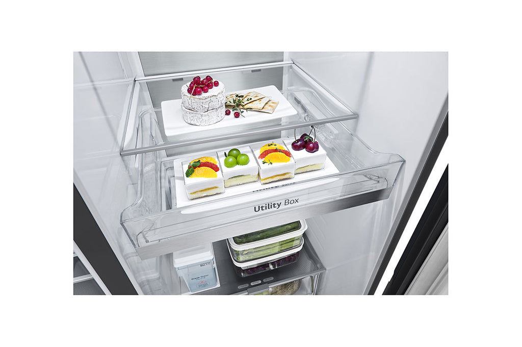 LG GSXE81EVBD Réfrigérateur américain avec Door-In-Door™ Classe D noir - 628 L