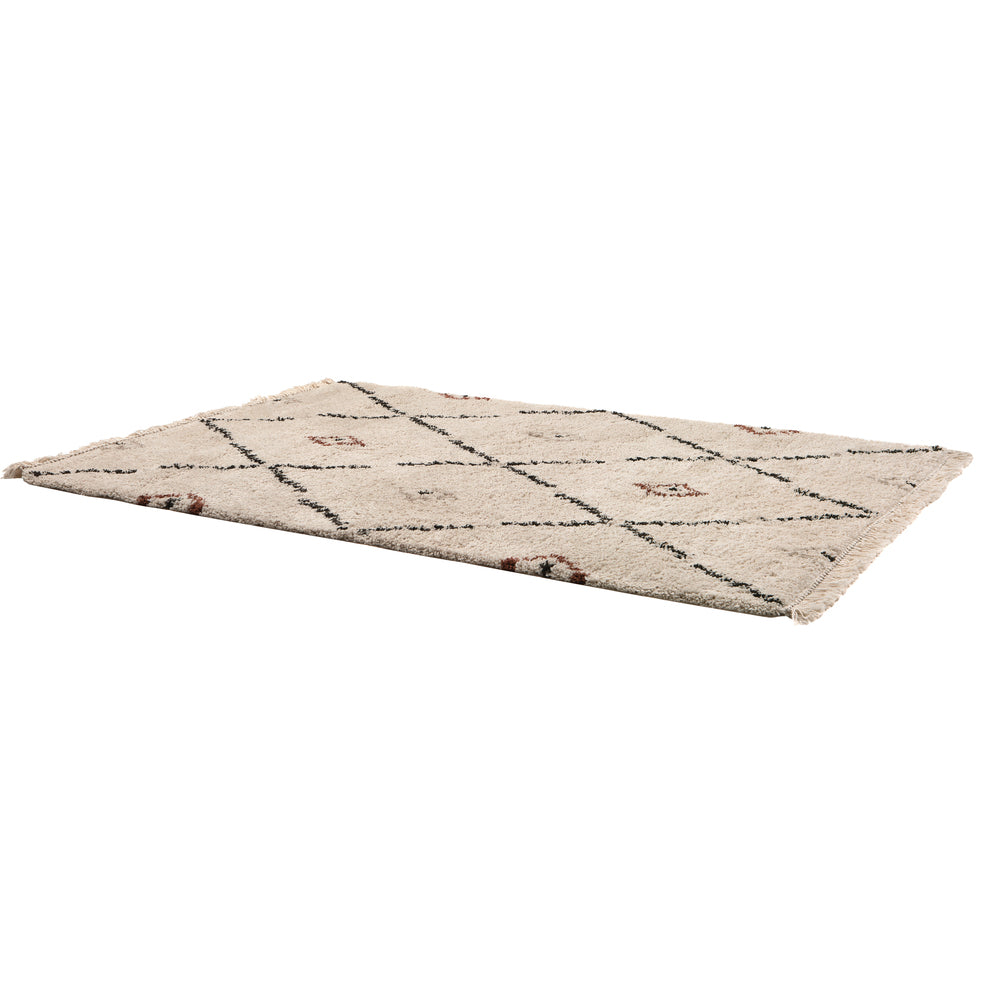 VIVARAISE Elias 2 Tapis naturel - 120 x 170 x 3 cm