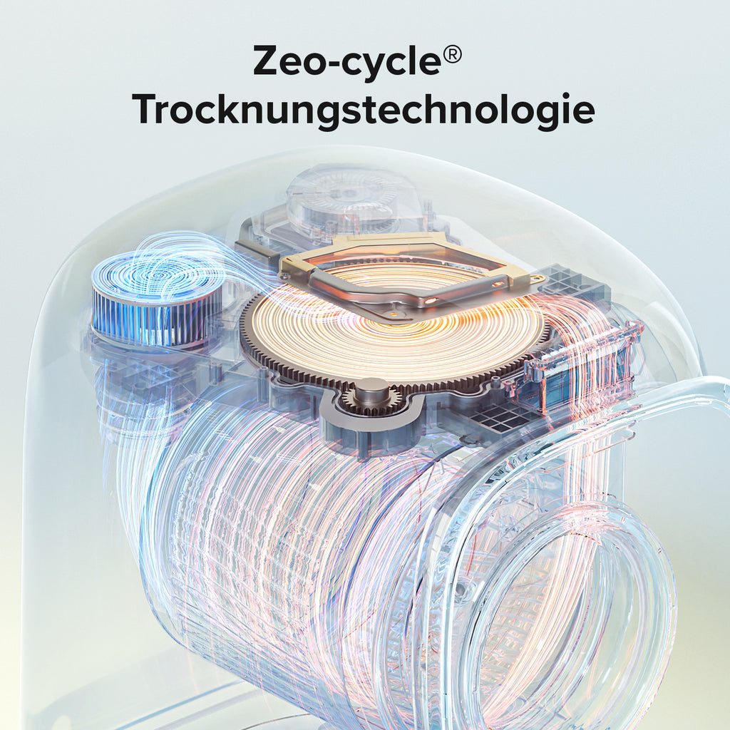 Roborock Marshmallow Zeo Mini - Lave-linge séchant blanc 1 kg de lavage et 0,5 kg de séchage, cycle Zeo séchage à basse température, système d'auto-nettoyage LintClear