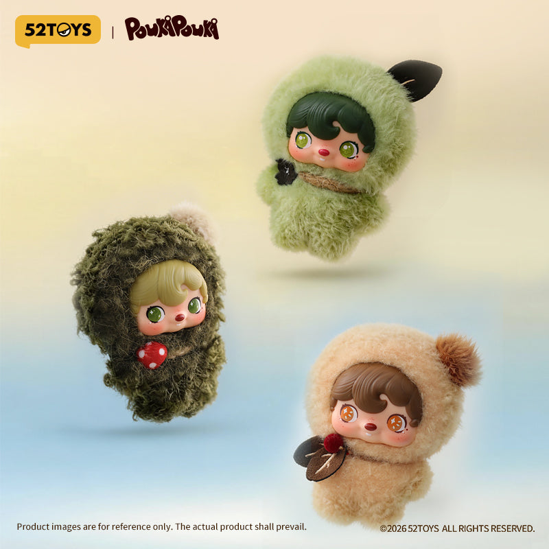 52TOYS POUKAPOUKA Boîte Mystère Peluche Vinyle Esprit Céleste Pendentif de Collection Tendance & Ornement de Poupée Une Figurine Aléatoire par Commande