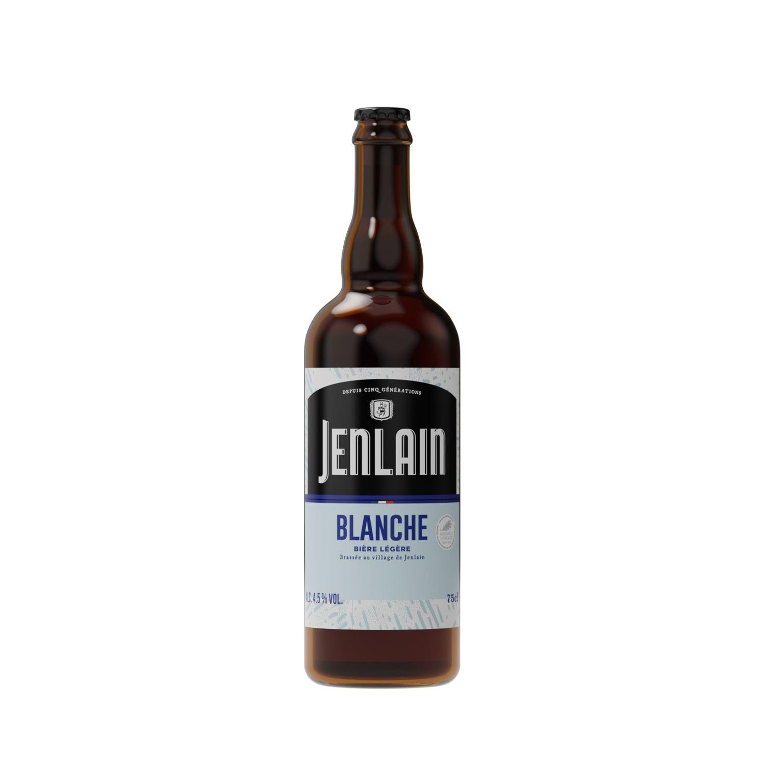 JENLAIN Bière blanche 4,5 % - 75 cl