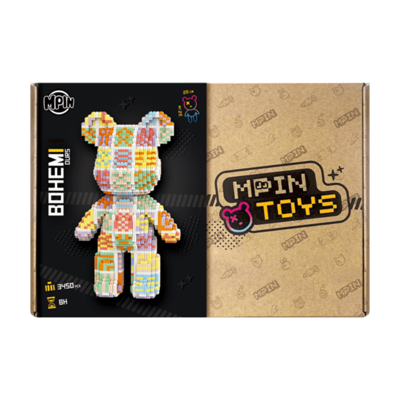 MPIN - Ours à construire Esprit Bohème 32 cm