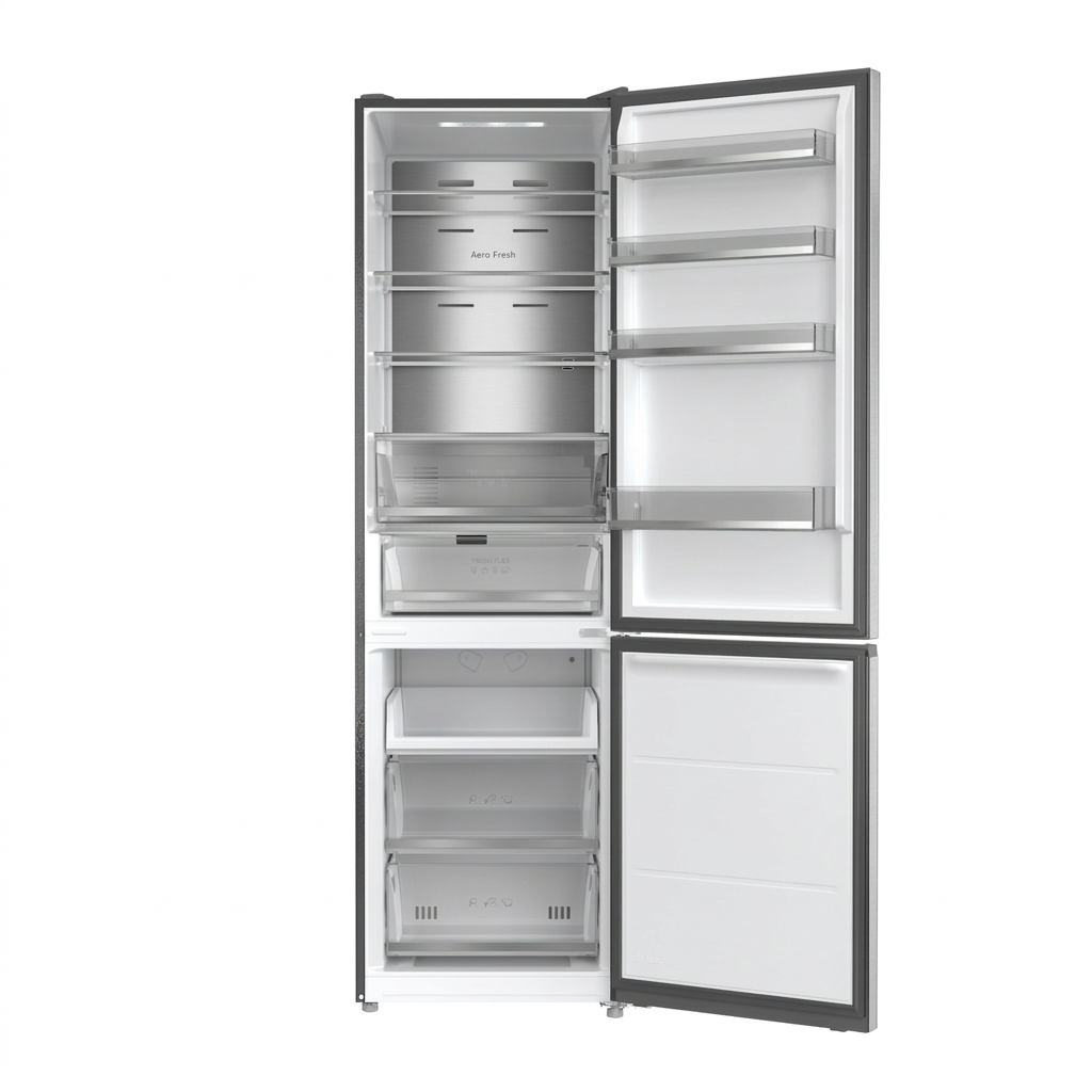 Dreame Réfrigérateur Combo DRB450WMBDEU 456 L, Classe énergétique D, Gris