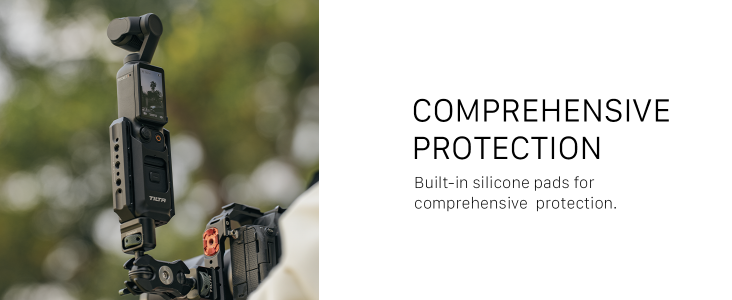 Tilta TA-T65-AME-B Adaptateur d'extension de montage pour DJI Osmo Pocket 3 - Noir