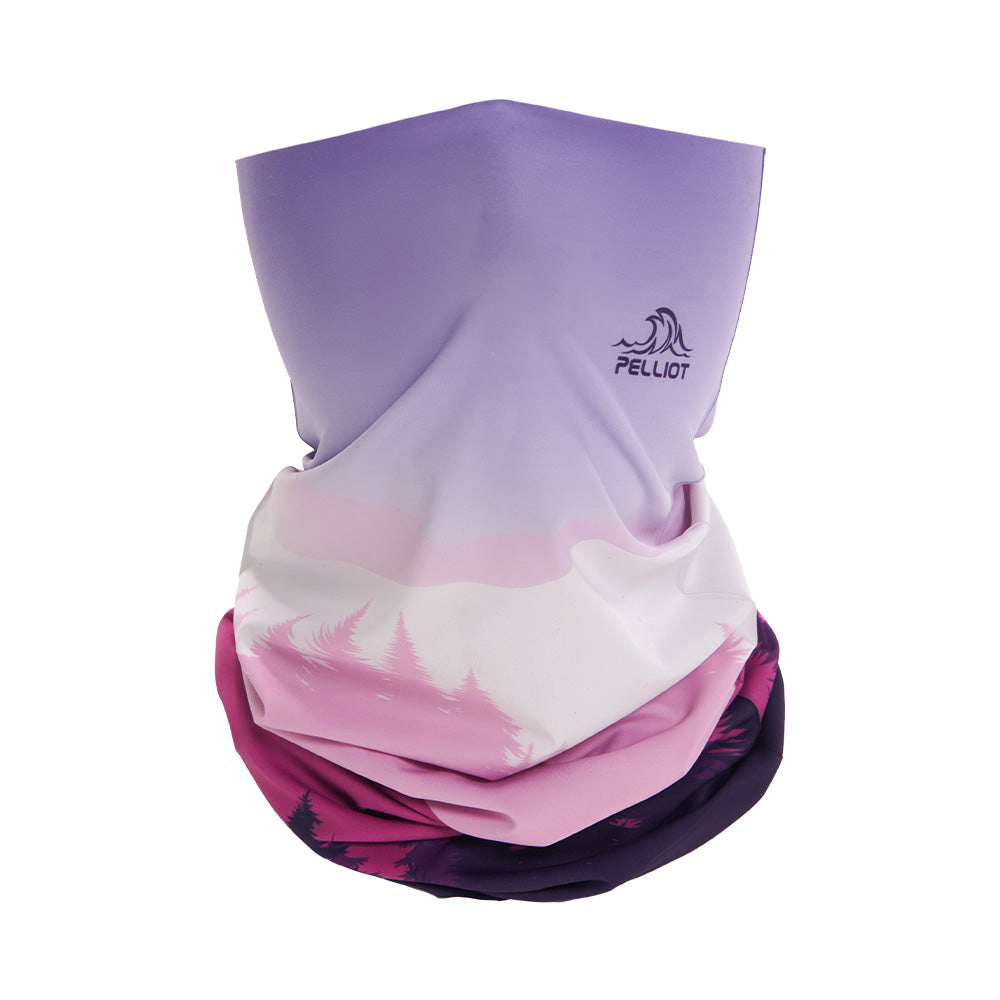 PELLIOT Foulard de tête d'extérieur Violet prune Unisexe Camping Voyage Imperméable Durable