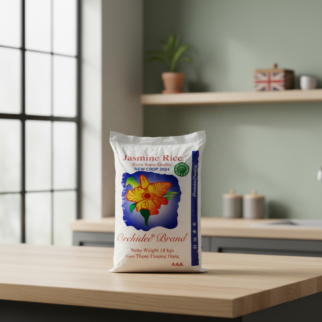 Orchidee Riz Jasmin Qualité Grains Longs AAA 18 kg