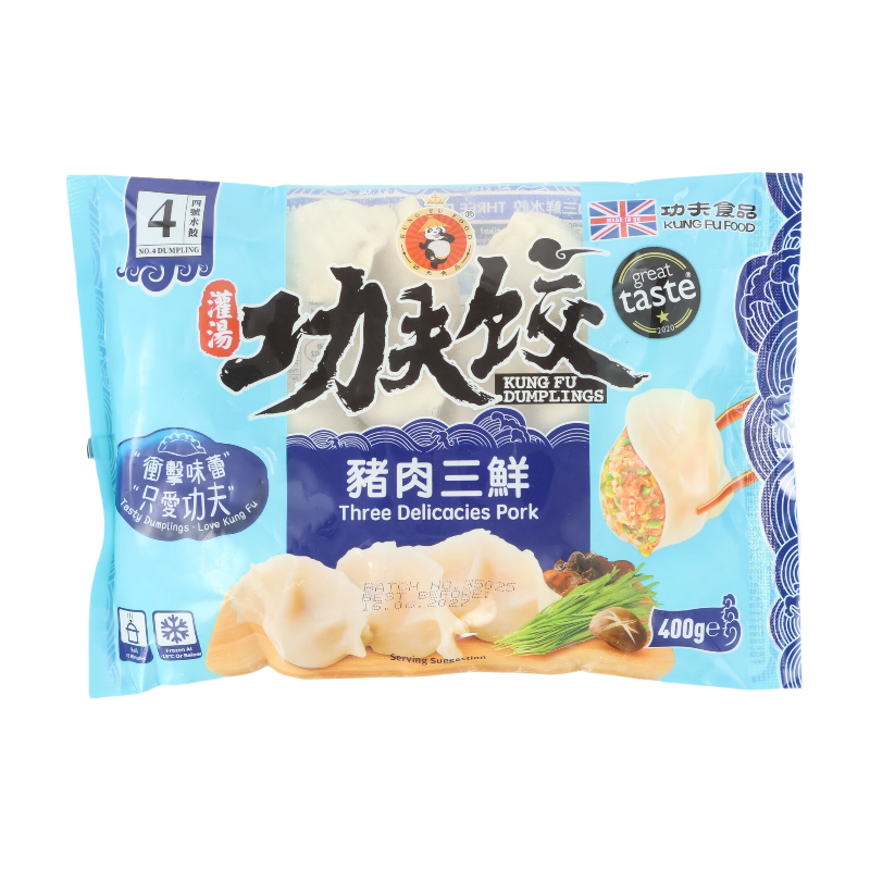 KUNG FU Raviolis au porc des trois délices - 400 g