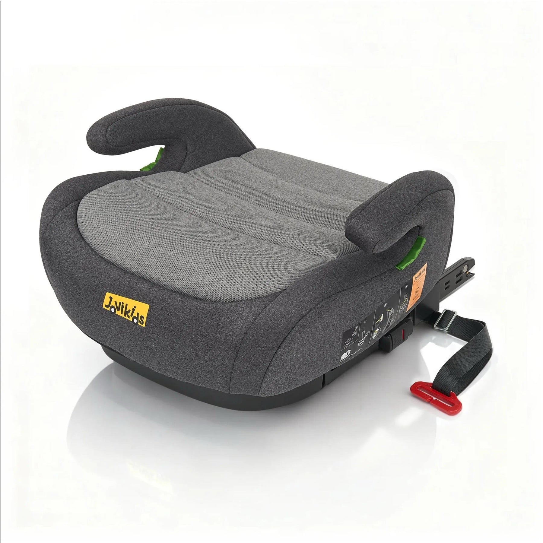 Jovikids OHHO Siège Auto Élévateur Enfant, ISOFIX de 125 à 150 cm (Environ 6 à 12 ans, 15-36 kg), Siège Auto Groupe 2 3, ECE R129, Léger, Élévateur ISOFIX