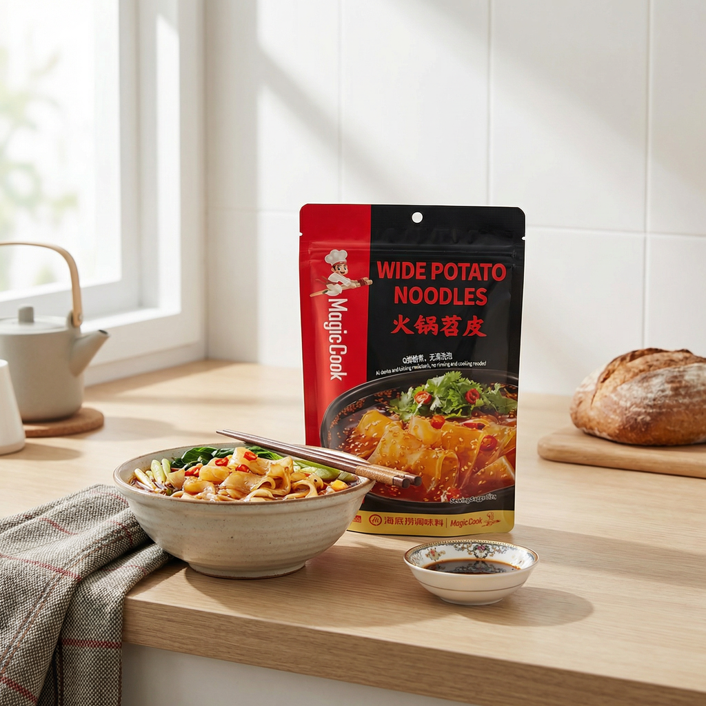 HAIDILAO Nouilles de pomme de terre larges - 200 g
