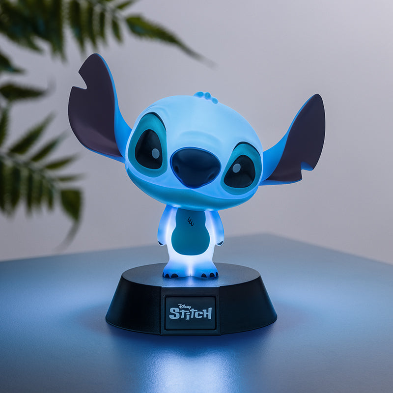 Disney Stitch Angel - Coffret 2 Lampes Icon Light + Cartes à Jouer
