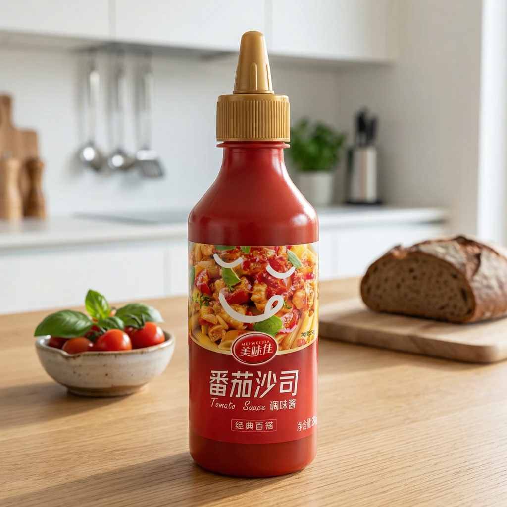 Meiweijia Sauce tomate en tube à presser 258 g