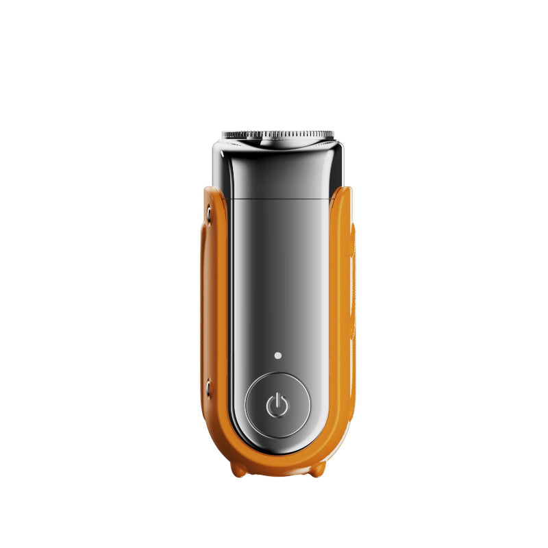 METZ Traveler Rasoir électrique à grille sans fil mini portable pour homme, Utilisation à sec et humide, Étanche, Autonomie 60 min