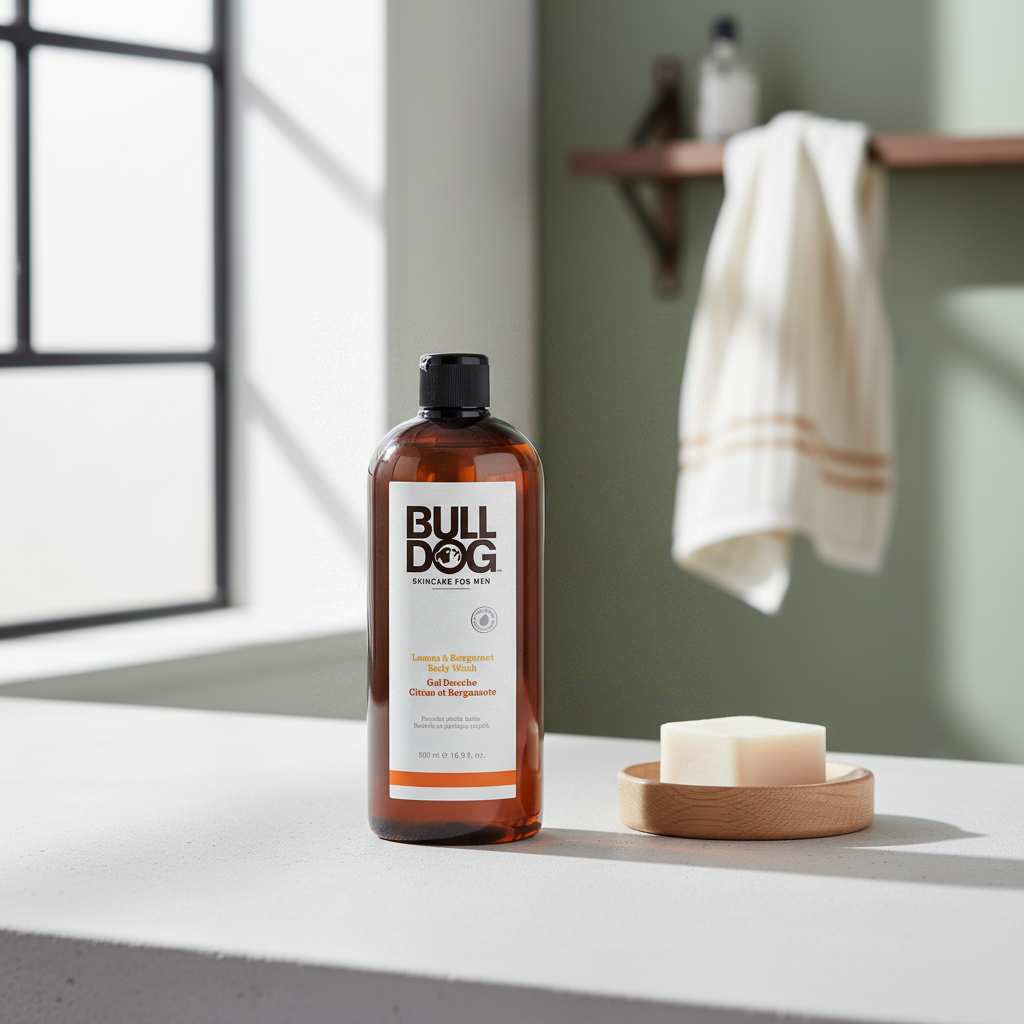 BULLDOG SKINCARE Citron & Bergamote - Gel Douche pour Homme - 500 ml