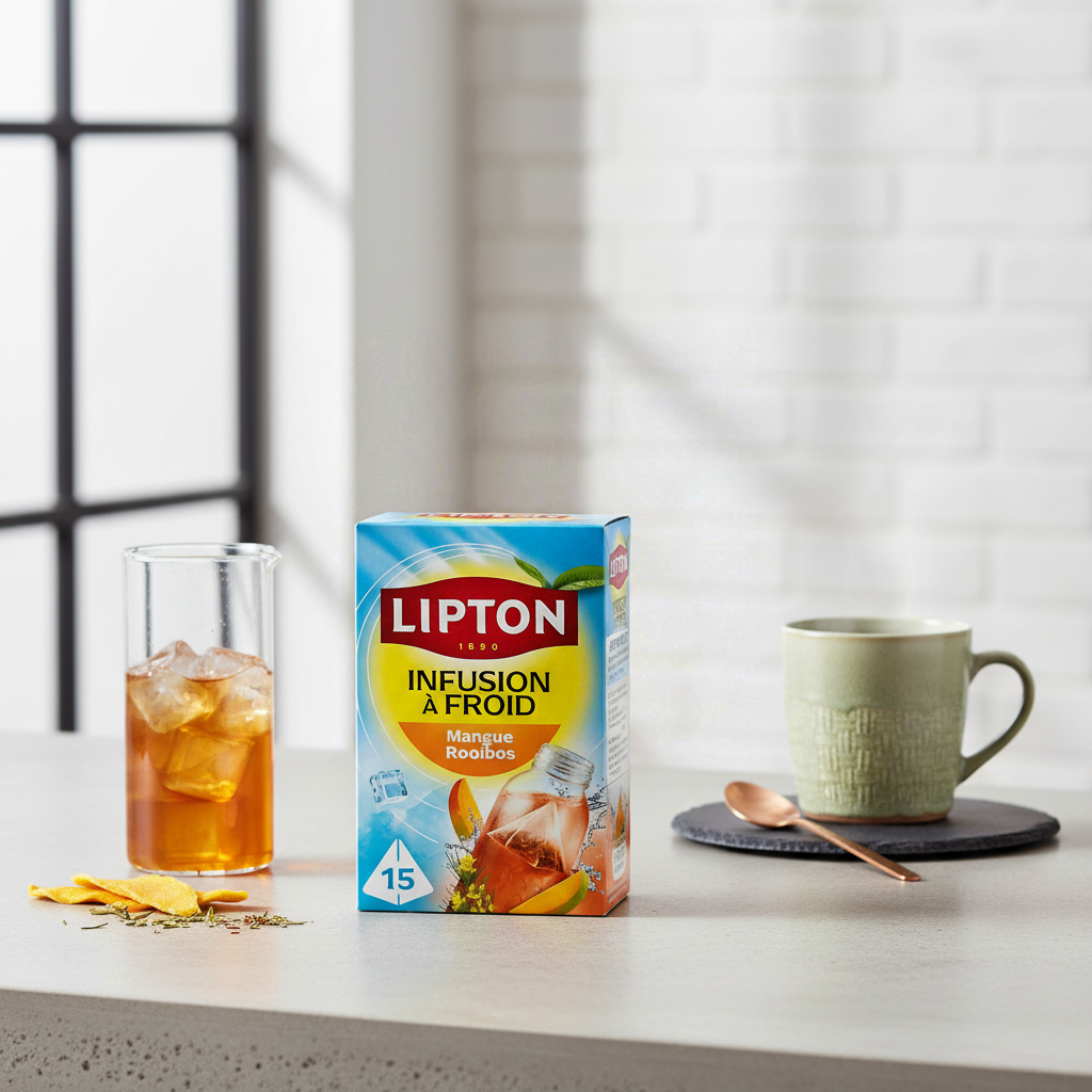 LIPTON Infuse à froid Mangue rooibos 15 sachets