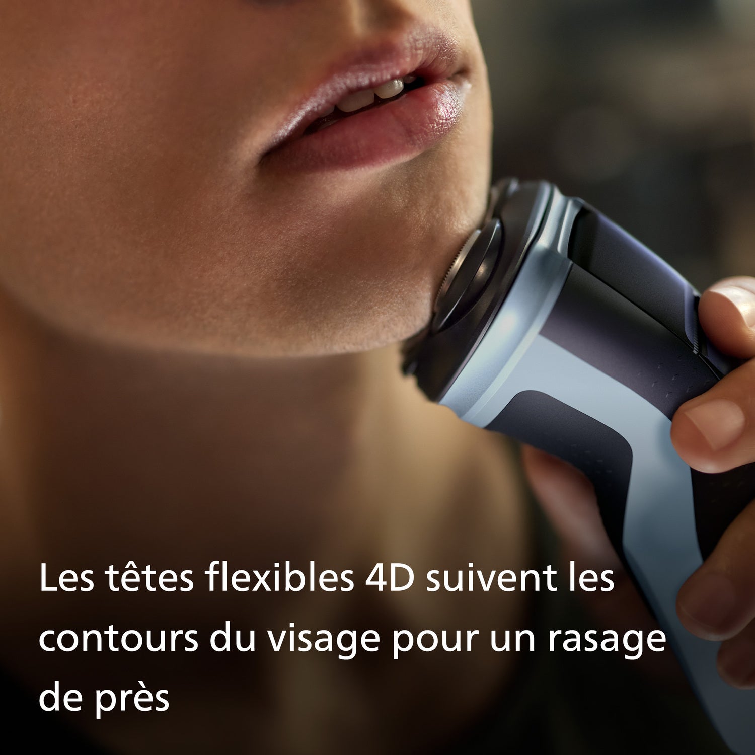 Philips Series 3000X X3053/00 - Rasoir Électrique Homme Wet & Dry - Technologie SkinProtect - 27 Lames PowerCut - Bleu