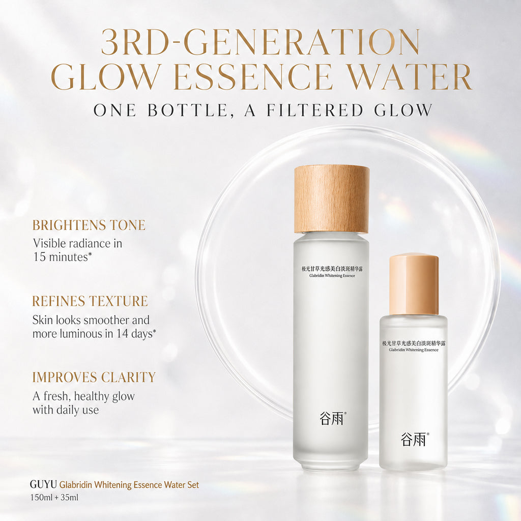 GUYU Aurora Set de Tonique Essence Éclaircissante Réglisse 150 ml + 35 ml