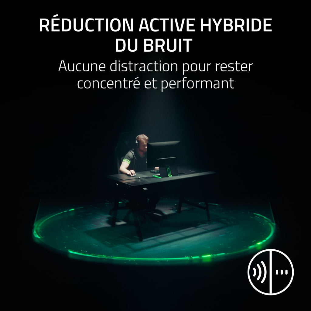 Razer BlackShark V3 Pro Casque Gaming sans fil - Noir