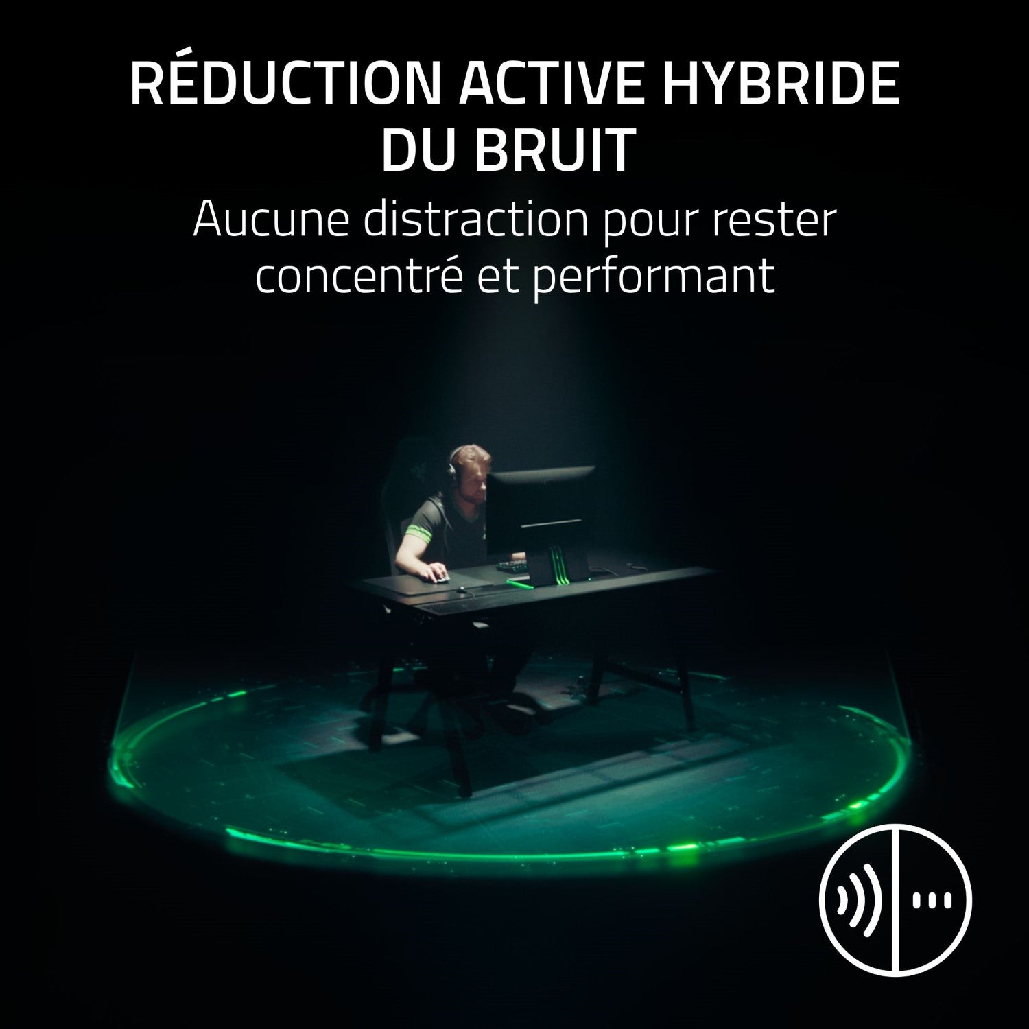 Razer BlackShark V3 Pro Casque Gaming sans fil - Noir