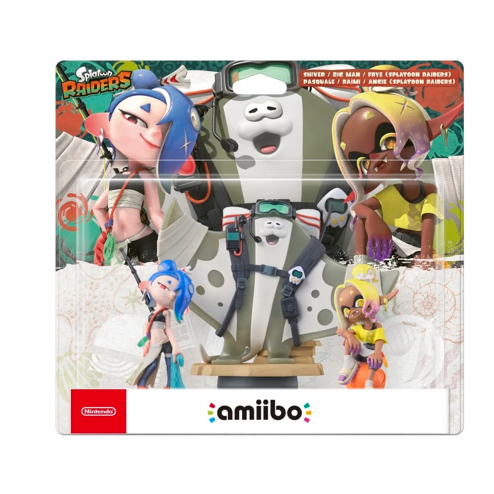 Figurine Amiibo - Pasquale, Raimi & Angie - Collection Splatoon Raiders