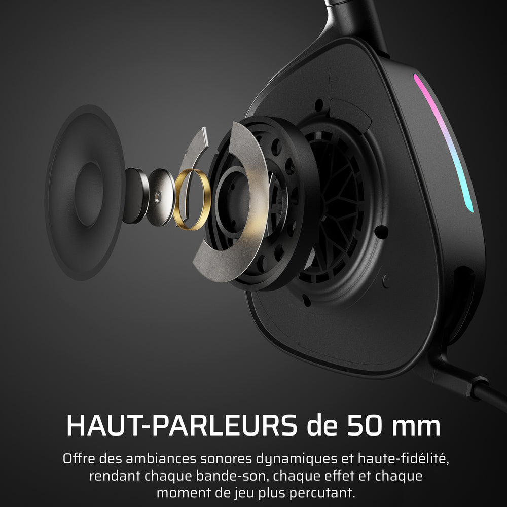 CORSAIR VOID MAX v2 Casque Gaming sans fil - Micro rabattable - Carbone