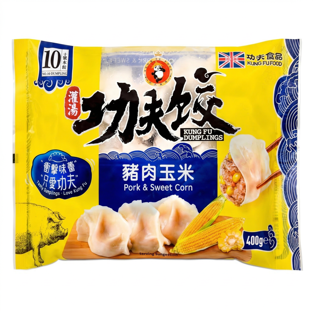 KUNG FU Raviolis porc et maïs 400 g