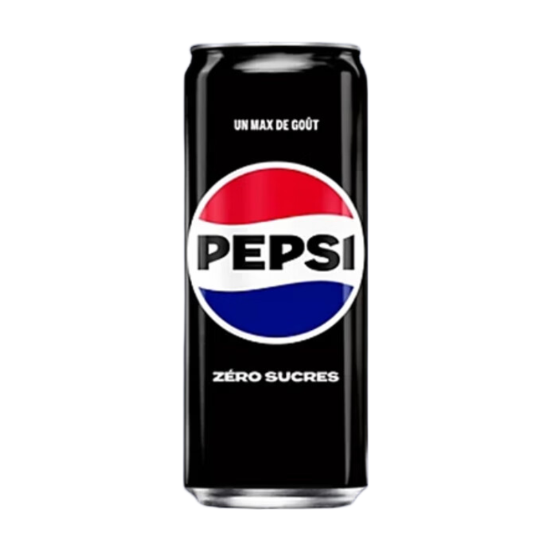 PEPSI MAX Soda zéro sucre - 24 x 33 cl