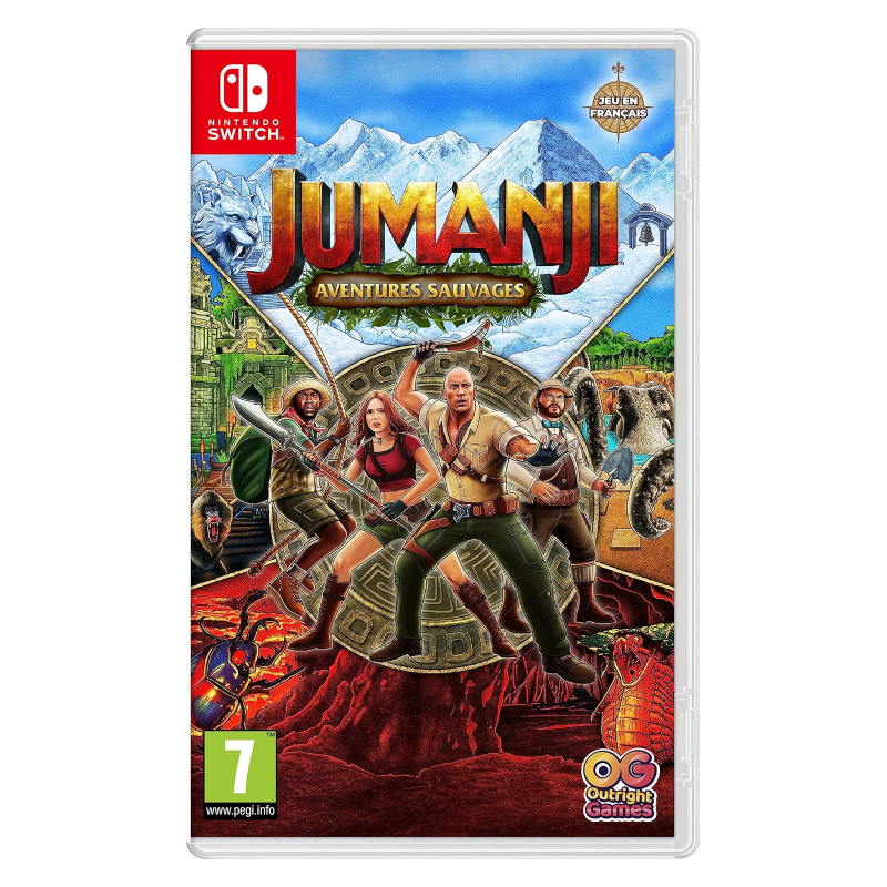 Outright Games Jumanji : Bienvenue dans la jungle pour Nintendo Switch - Version française