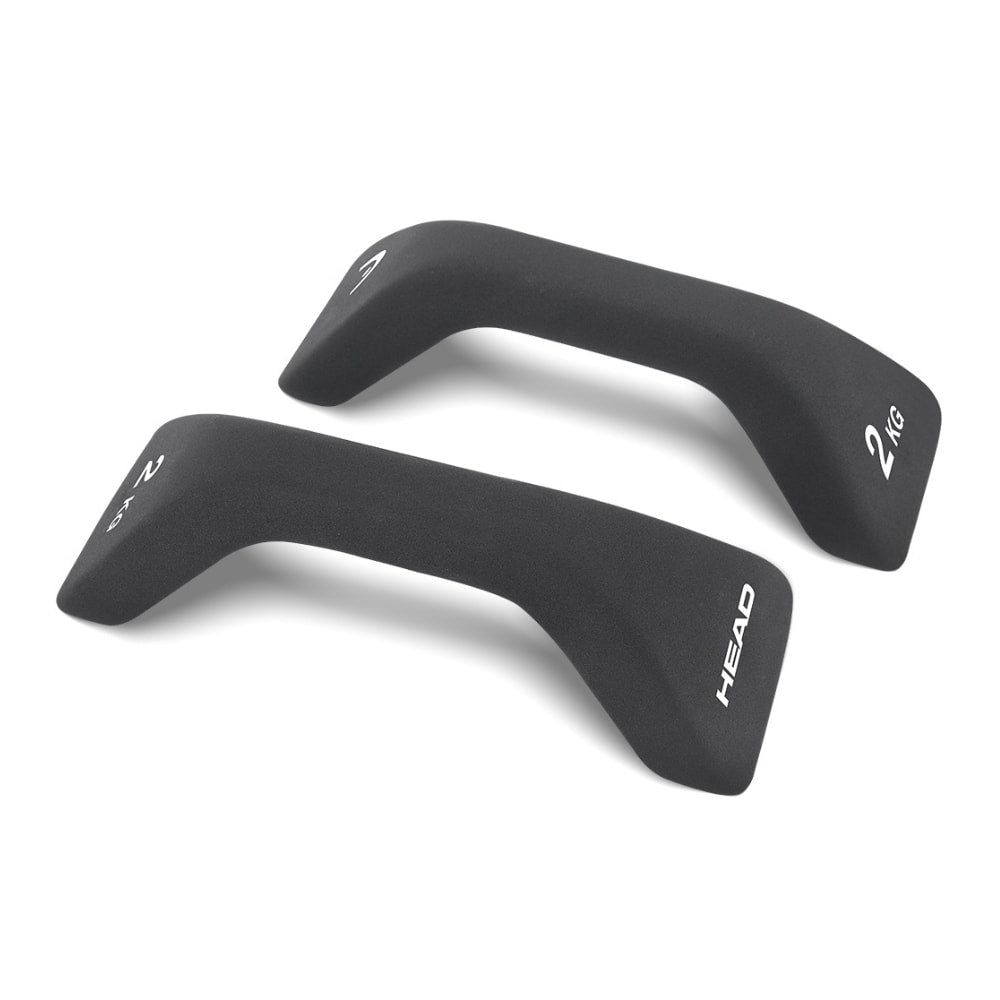 Head Haltères Support Pompes en Fonte 2 kg x 2 pcs noir