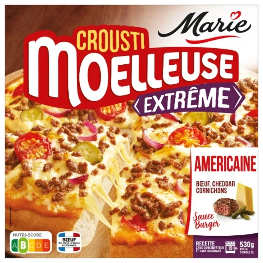 MARIE Pizza Crousti Moelleuse Americaine 530g