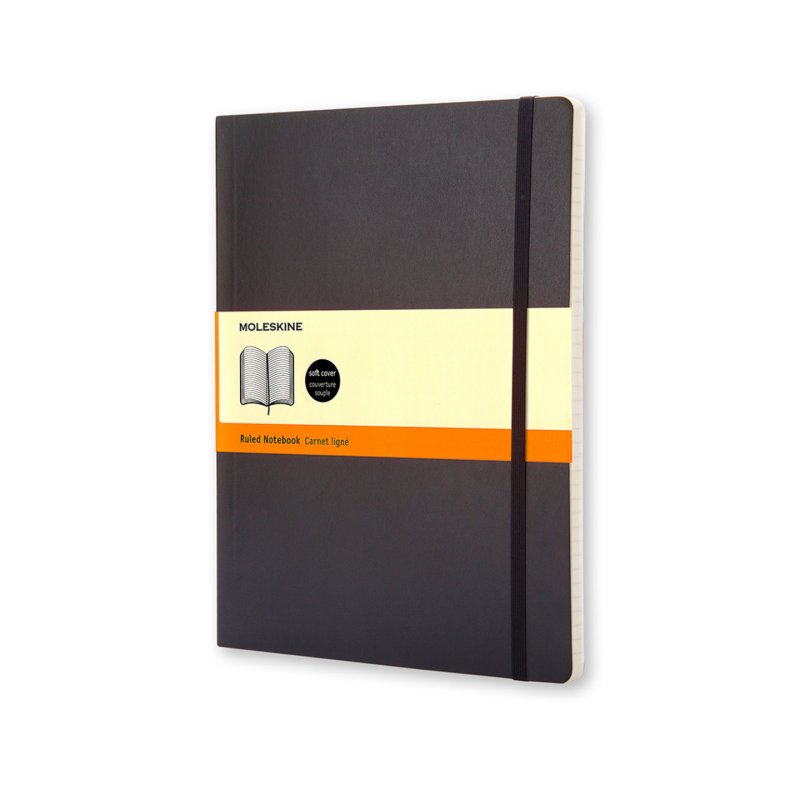 MOLESKINE Carnet Classique - Très Grand Format Noir Ligné